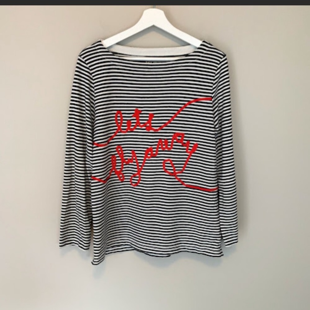 Kate spade Lets Fly Away striped sweater